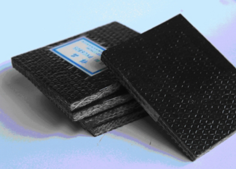Heat resistant conveyor belt sample with rubber carcass