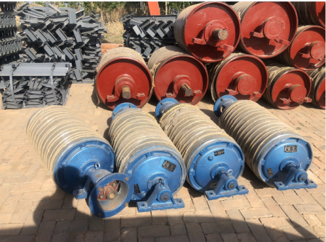 Conveyor pulley drive pulley for belt conveyor system