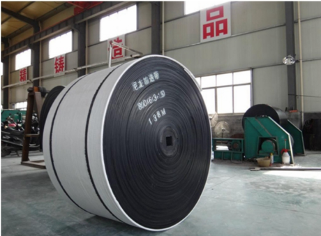 Nylon conveyor belt rolls for industrial material handling